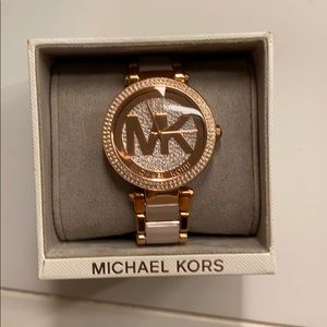 Rose gold Michael Kors watch